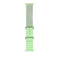 Apple 49mm Neon Green Ocean Band - Natural Titanium Finish