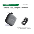 UGREEN Waterproof Small size Case for Earphone, Cable, Charger, Earbuds & Memory Card - LP128 70577