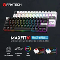 Fantech MK857 MAXFIT61, 3 Modes: Bluetooth, Wireless & Wired, Rechargeable Built-in Battery, Modular Mechanical Gaming Keyboard