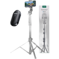 UGREEN Professional Camera Tripod Adjustable Height from 53.5 to 175cm with Mobile Phone Holder and Travel Bag - LP661 15187