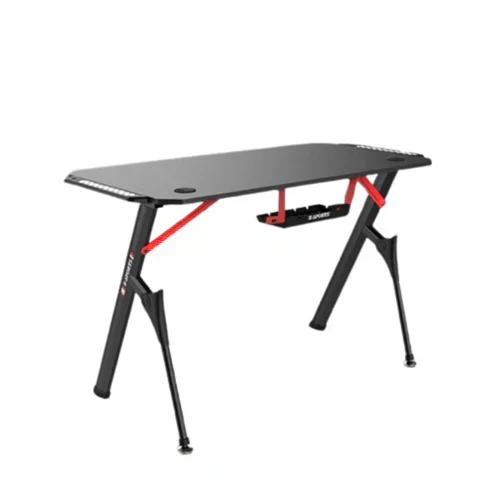 Gaming Desk Dhybrid Gd514 120Cm RGB With LED Lights, Headset Holder & Cup