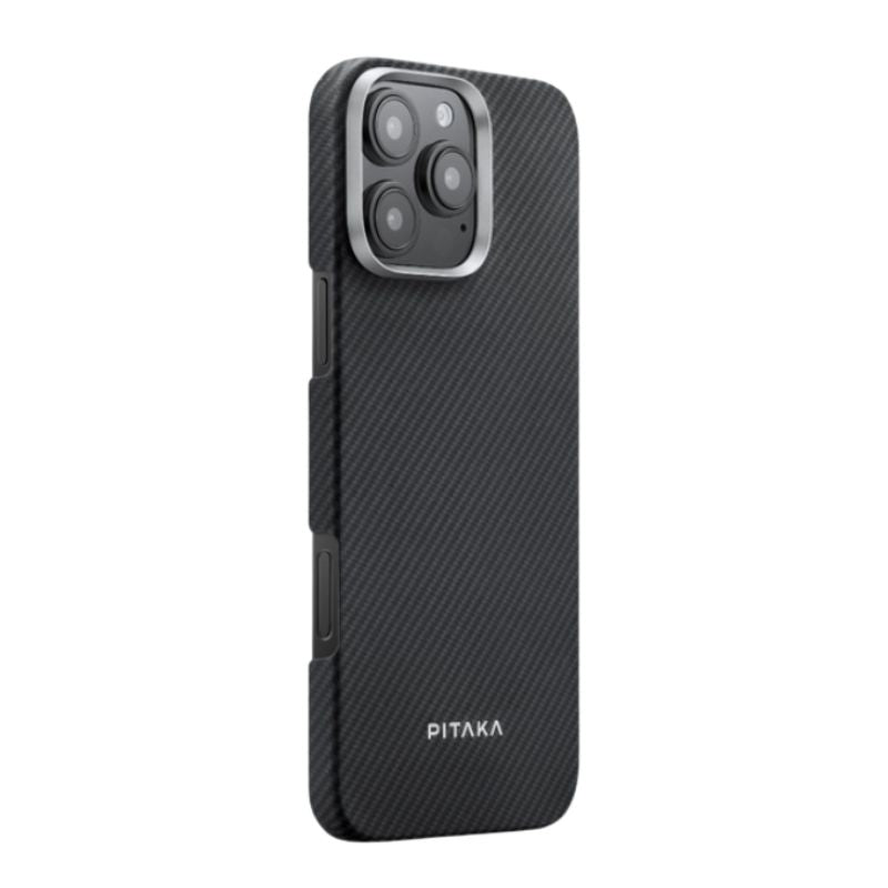 Apple PITAKA Iphone 16 Pro Edge Case (600D Black/Grey-Twill)