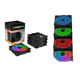 Gamemax Cooling Fan Case 4 In 1 Combo + Remote CL400
