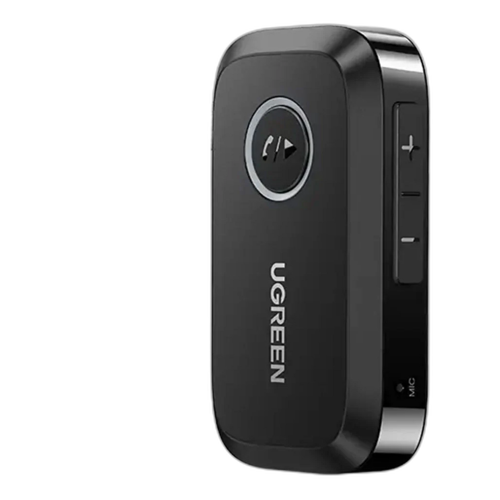 Ugreen Car & Home Bluetooth 5.0 Receiver Audio Adapter, Built-In Microphone, Built-In Battery Up To 15 Hours Cm596- 90748