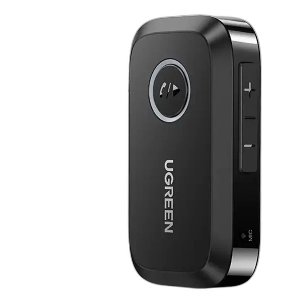 Ugreen Car & Home Bluetooth 5.0 Receiver Audio Adapter, Built-In Microphone, Built-In Battery Up To 15 Hours Cm596- 90748