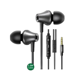 UGREEN 3.5mm Earbuds, Wired Earphones with Microphone and Volume Control, Noise Isolation, Powerful Bass - EP105 35753