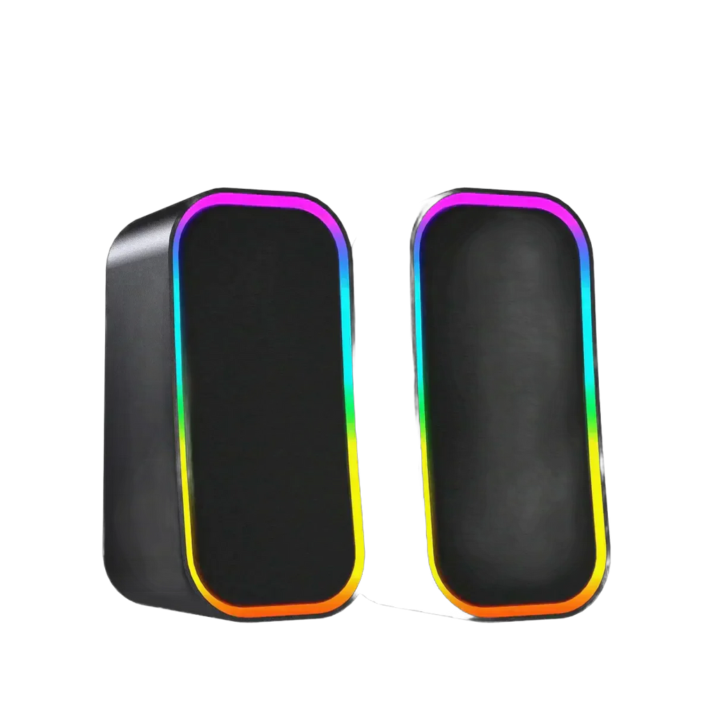 Fantech GS304 GROOVE Dual Mode (Wired & Bluetooth) RGB Gaming Speaker, 6W 2" tuned Drive, Deep Bass Boost