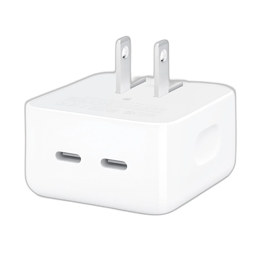 Apple 35W Dual USB-C Port Compact Power Adapter