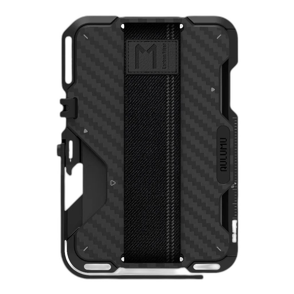 Aulumu G03 Multi-Tool Magnetic Metal Wallet | Carbon Fiber Cover | Magnetic