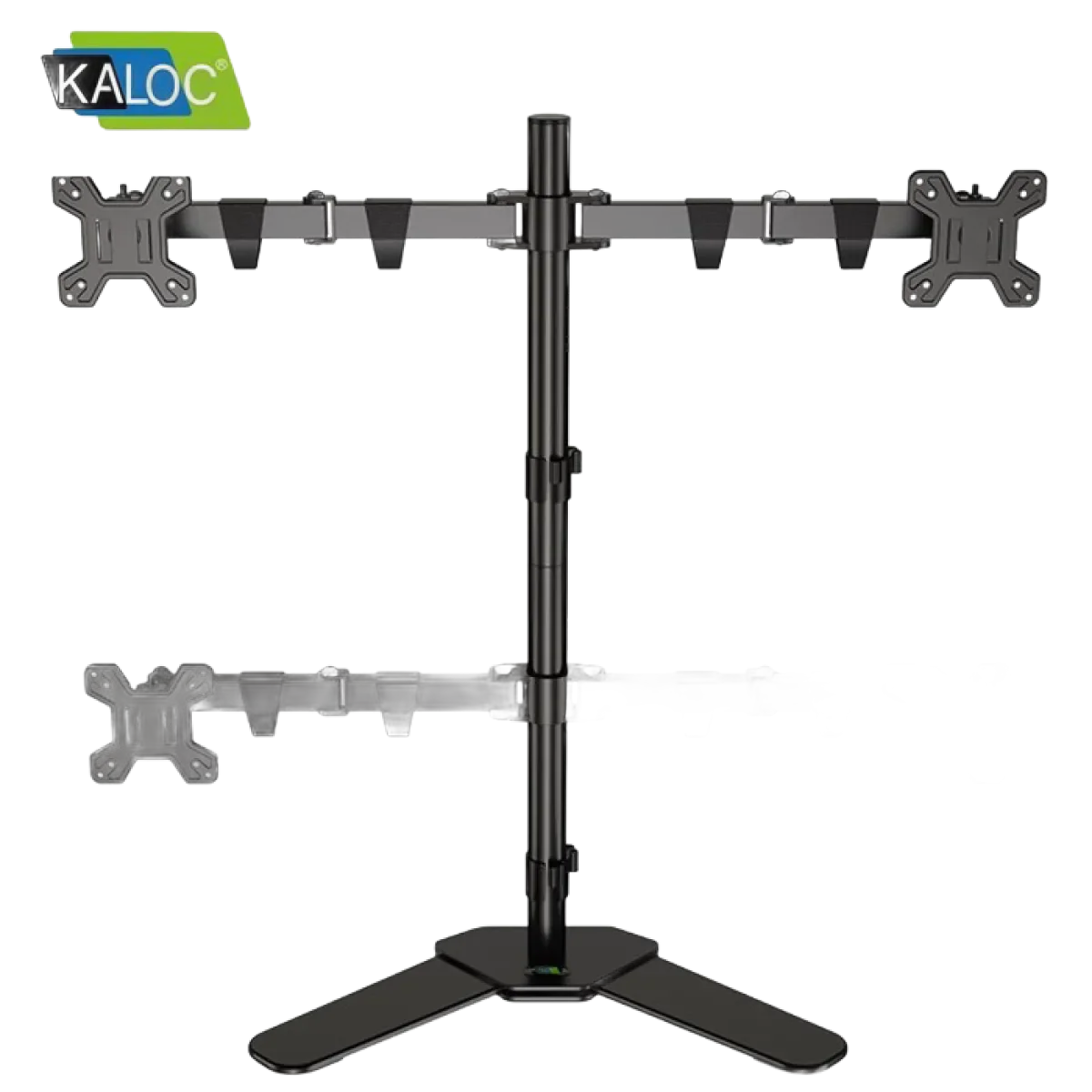 Kaloc KLC-DW240-J 4 Monitor Desk Mount Heavy Duty Fully Adjustable Stand 17" to 27"