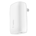 Belkin BoostCharge Dual Wall Charger with PPS 37W (White) - WCB007dqWH
