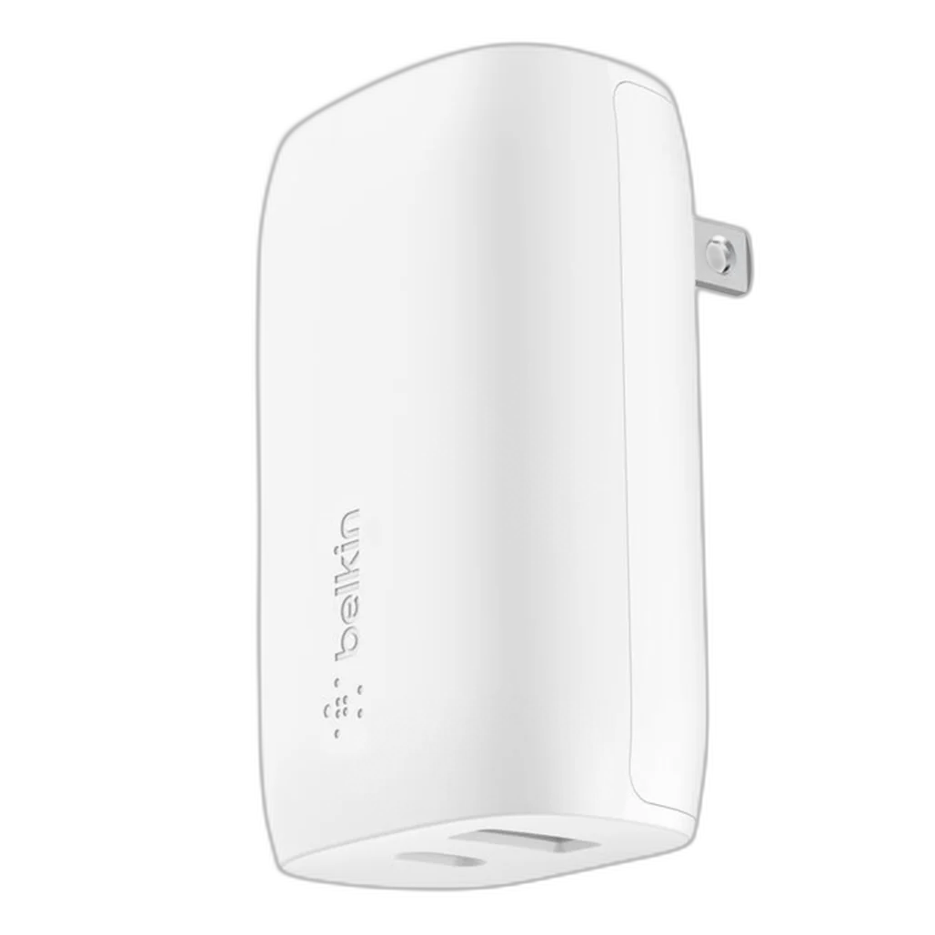 Belkin BoostCharge Dual Wall Charger with PPS 37W (White) - WCB007dqWH