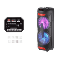 Board-x Speaker Karaoke HTM-12205 2x12.5 Inch, 2 Microphones