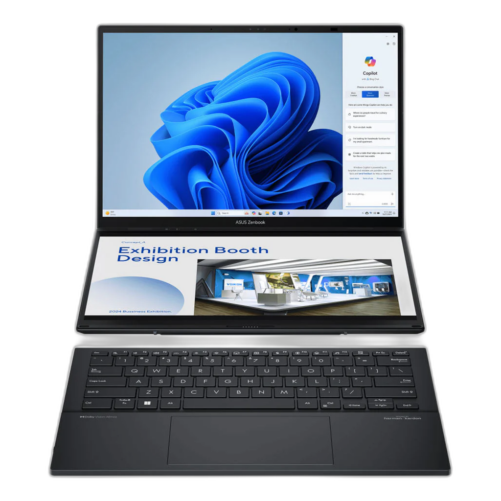 Asus ZenBook Duo UX8406CA-PZ005W - Ultra 9 32GB 2TB SSD ARC 2X 14" Touch Win11