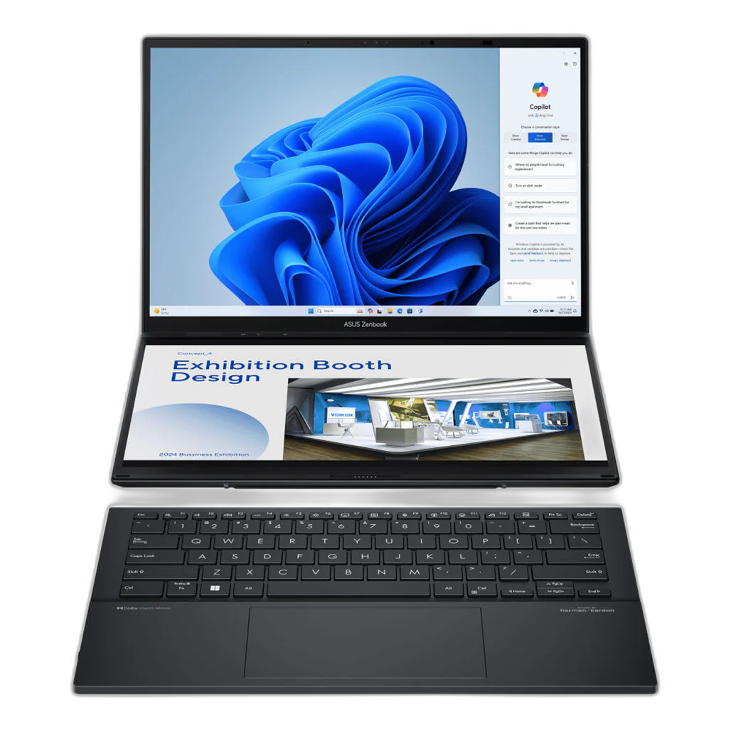 Asus ZenBook Duo UX8406CA-PZ005W - Ultra 9 32GB 2TB SSD ARC 2X 14" Touch Win11