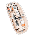 Green Lion Transparent Mouse 2 1600DPI