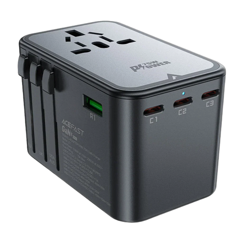 Acefast Universal Charging Adapter Z1 2300W + PD75W GaN (3xUSB-C+2xUSB-A)