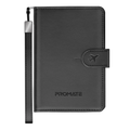 Promate PassMate Anti-Loss Slim Leather Passport Holder with RFID Protection & Smart Tracking