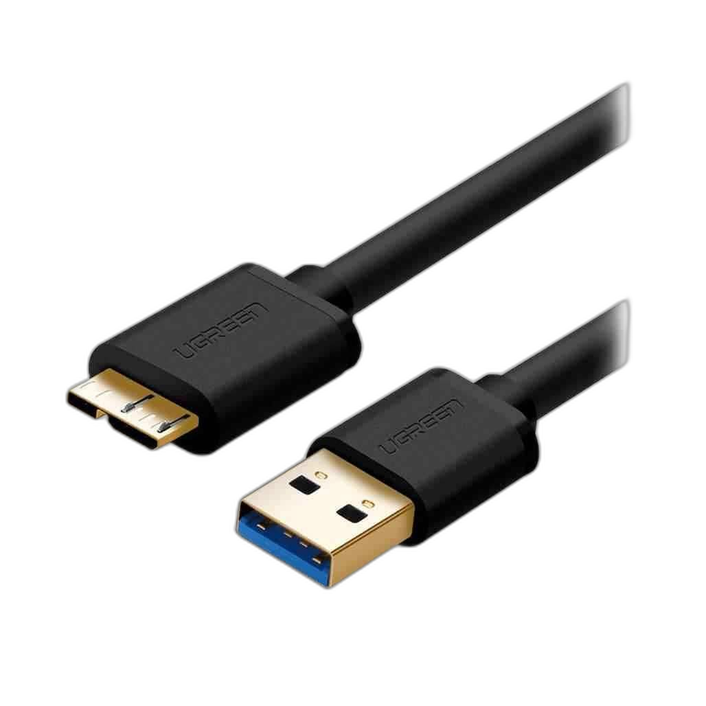 Ugreen 10840 Hard Disk Data Cable USB 3.0 A Male To Micro USB 3.0 Male Cable