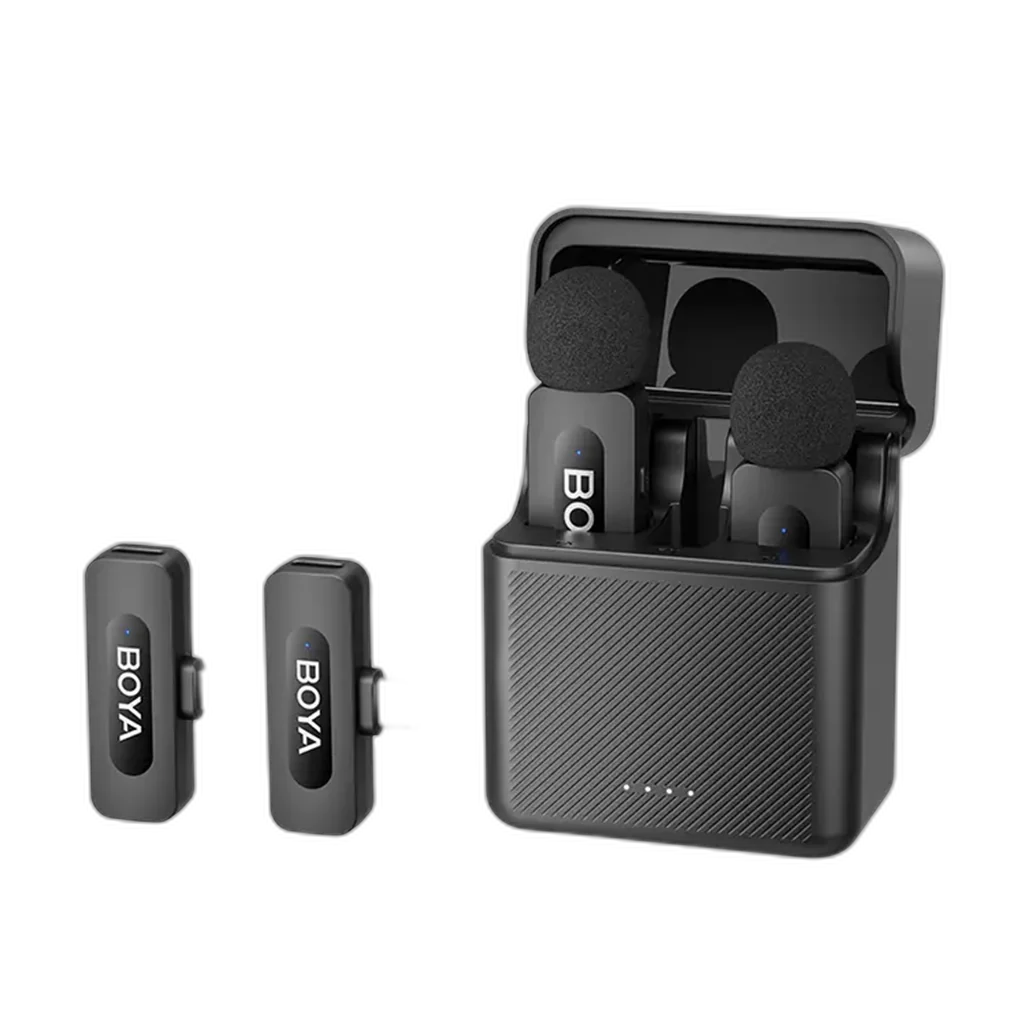 Boya BY-V3 Combo – Dual-Channel 2.4 GHz Wireless Microphone