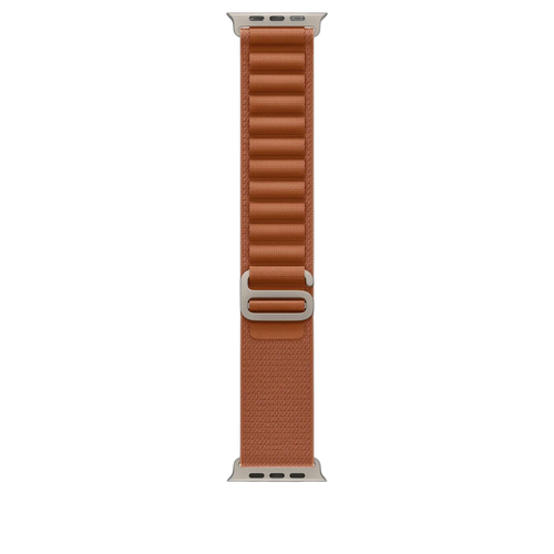 Apple 49mm Terracotta Alpine Loop - Medium - Natural Titanium Finish