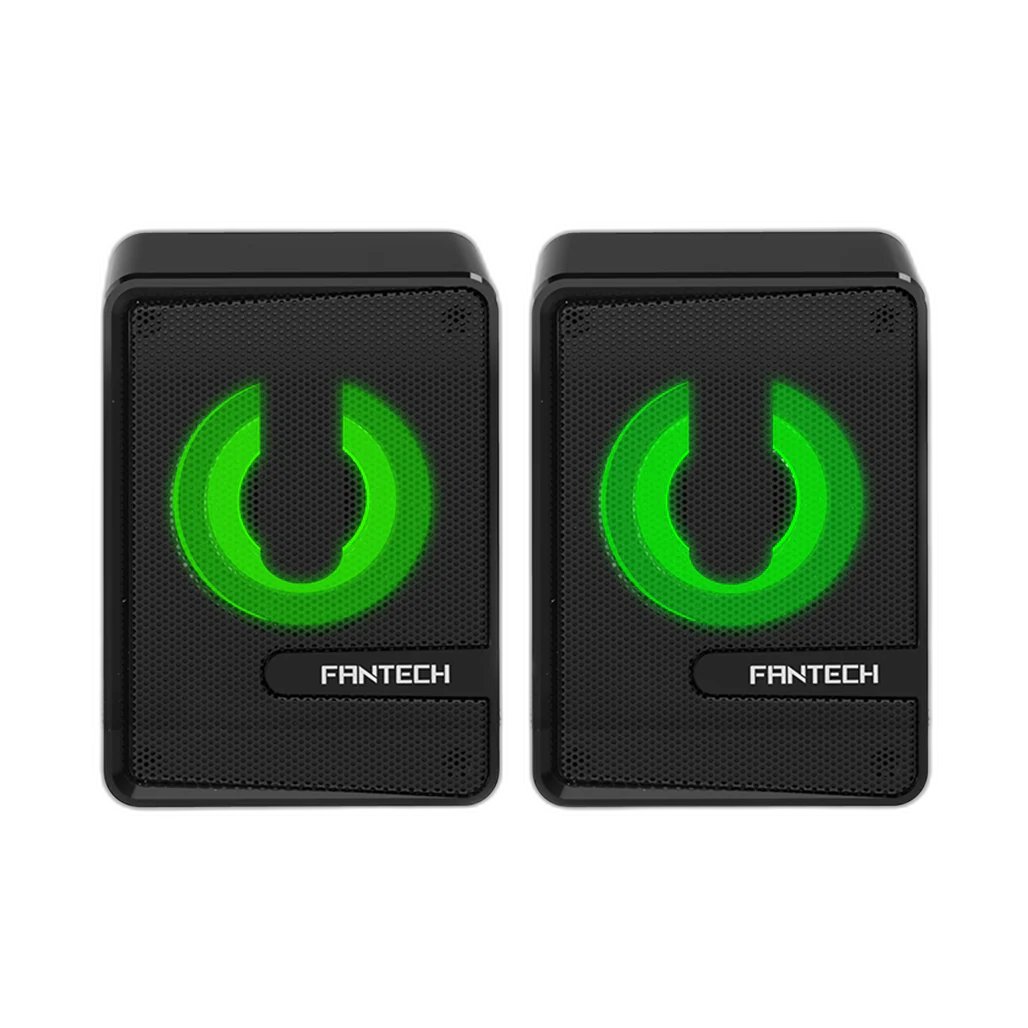 Fantech Speaker Gs203 Beat Usb Rgb Gaming & Music (White Space Edition)