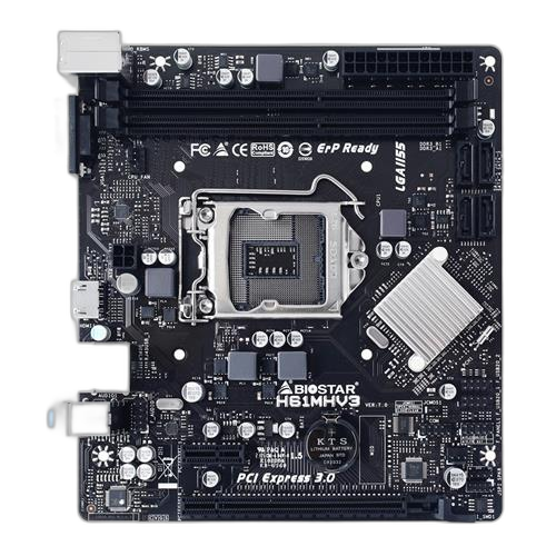 Biostar H61MHV3 Micro ATX Motherboard