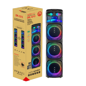 Board-x Speaker Karaoke DR-1213 3x12 Inch, 2 Microphones