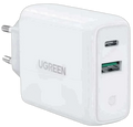 UGREEN Dual Port USB-C & USB-A Smart & Fast Charger Adapter | 60468