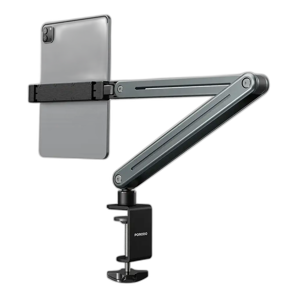 Porodo PD‑HSM22‑GY Multi‑Joint Phone & Tablet Mount – Aluminum