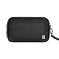 WIWU MGBLK Master Genuine Leather Fingerprint Lock Pouch Bag Black