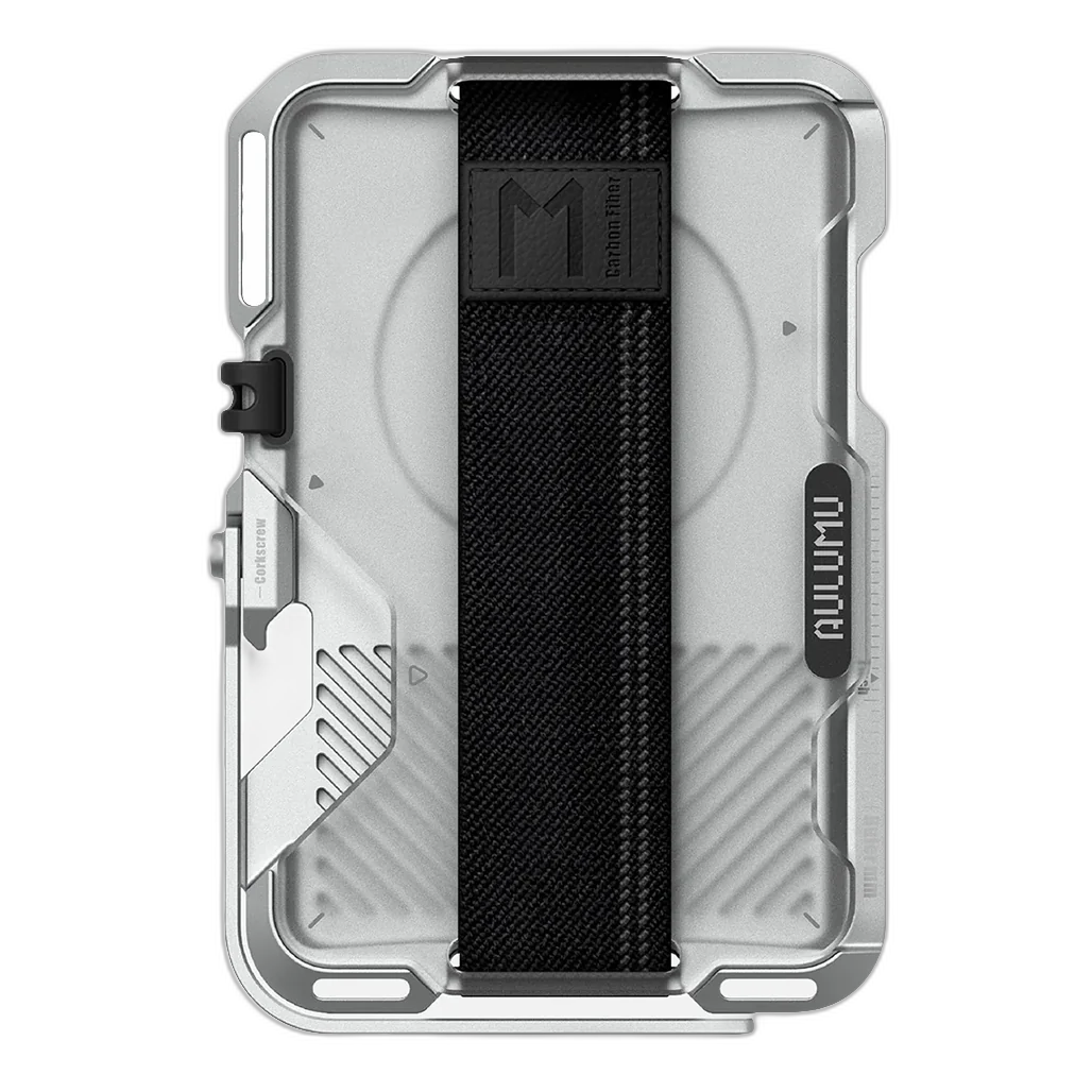 Aulumu G03 Multi-Tool Magnetic Metal Wallet | Frosted Cover | Magnetic