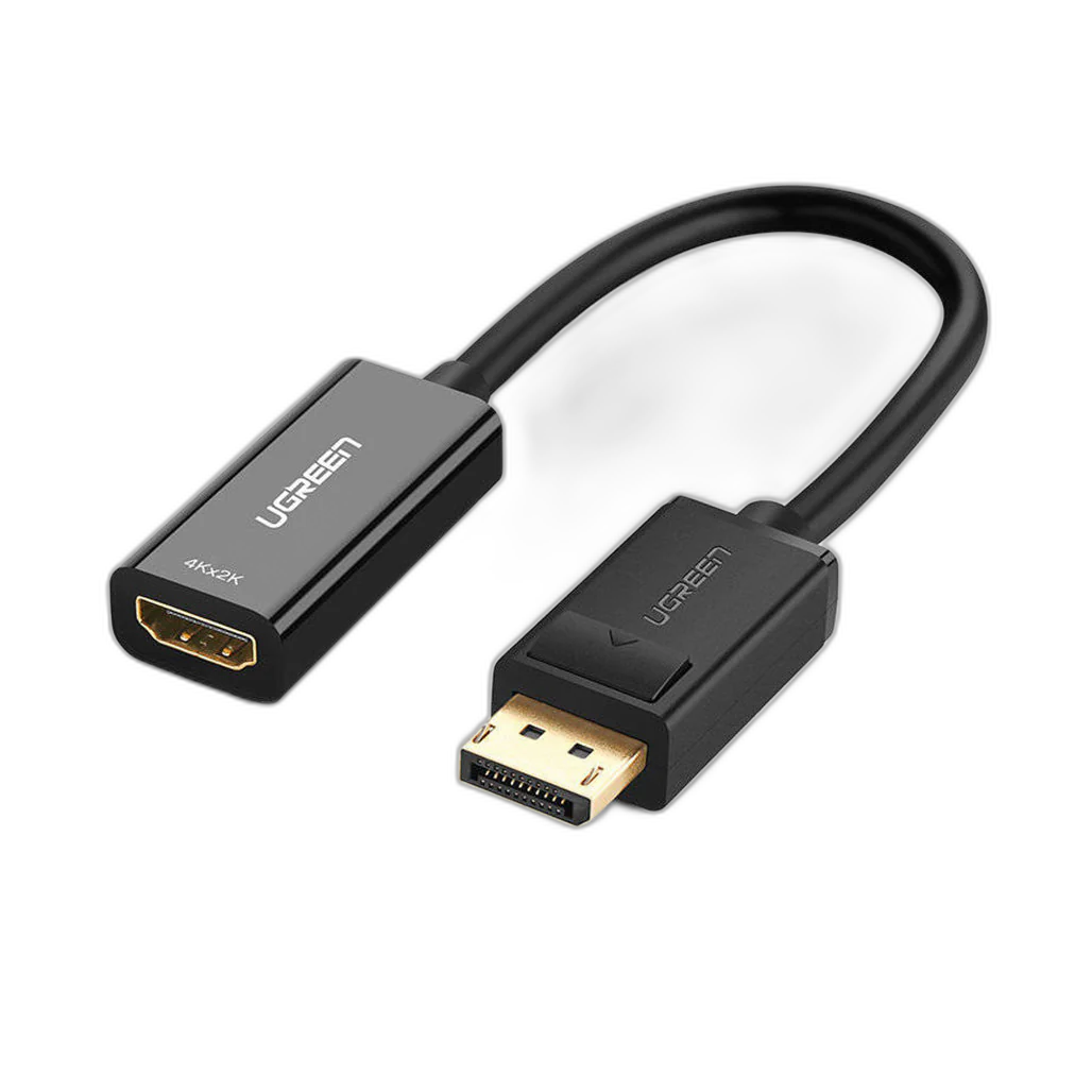 UGREEN DisplayPort to HDMI Adapter Cable – 4K@30Hz, 25cm, Unidirectional