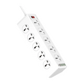 LDNIO SC10610 2500W Power Strip 10 AC 1 USB-C and 5 USB-A 30W Outlets
