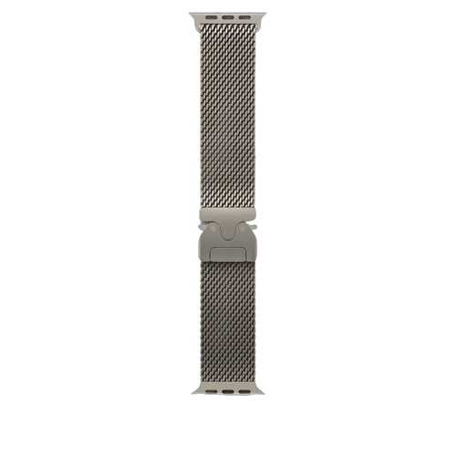 49mm Natural Titanium Milanese Loop - Large