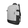 Promate Birger 15.6-inch Laptop ComfortStyle Backpack Black with Large Compartments Birger.Grey