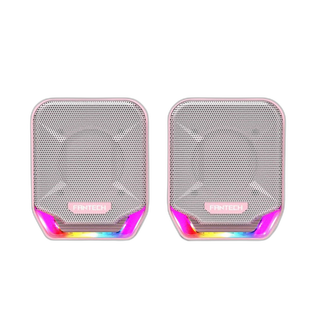 Fantech GS202 SONAR: USB Powered Gaming & Music Speaker with RGB Lighting Pink Sakura Edition