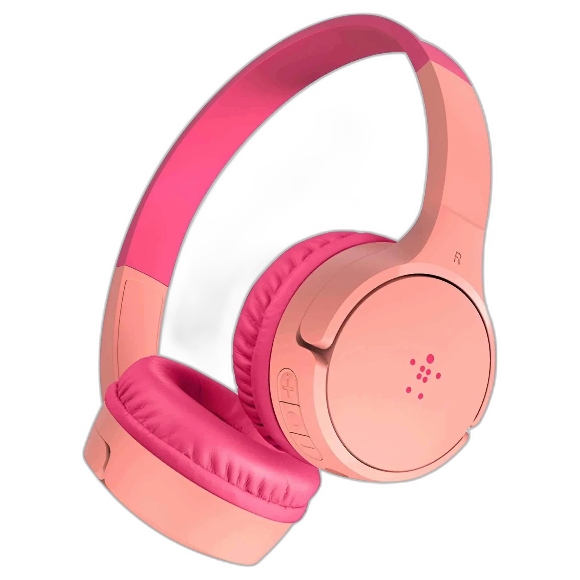 Belkin Wireless On-Ear Headphones for Kids - Pink