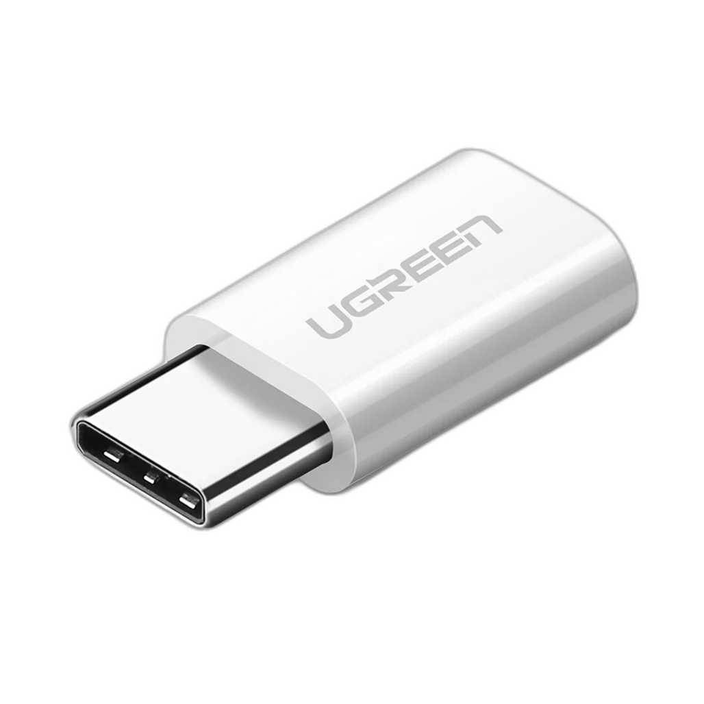 UGREEN 30864 USB 3.1 Type-C to Micro USB Adapter – White