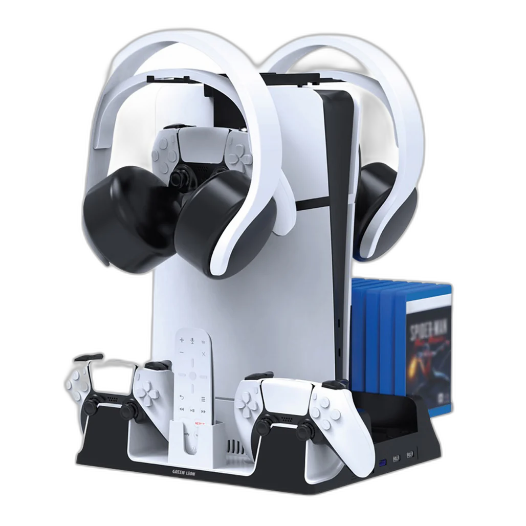 Green Lion PS5 Cooling Stand & Charging