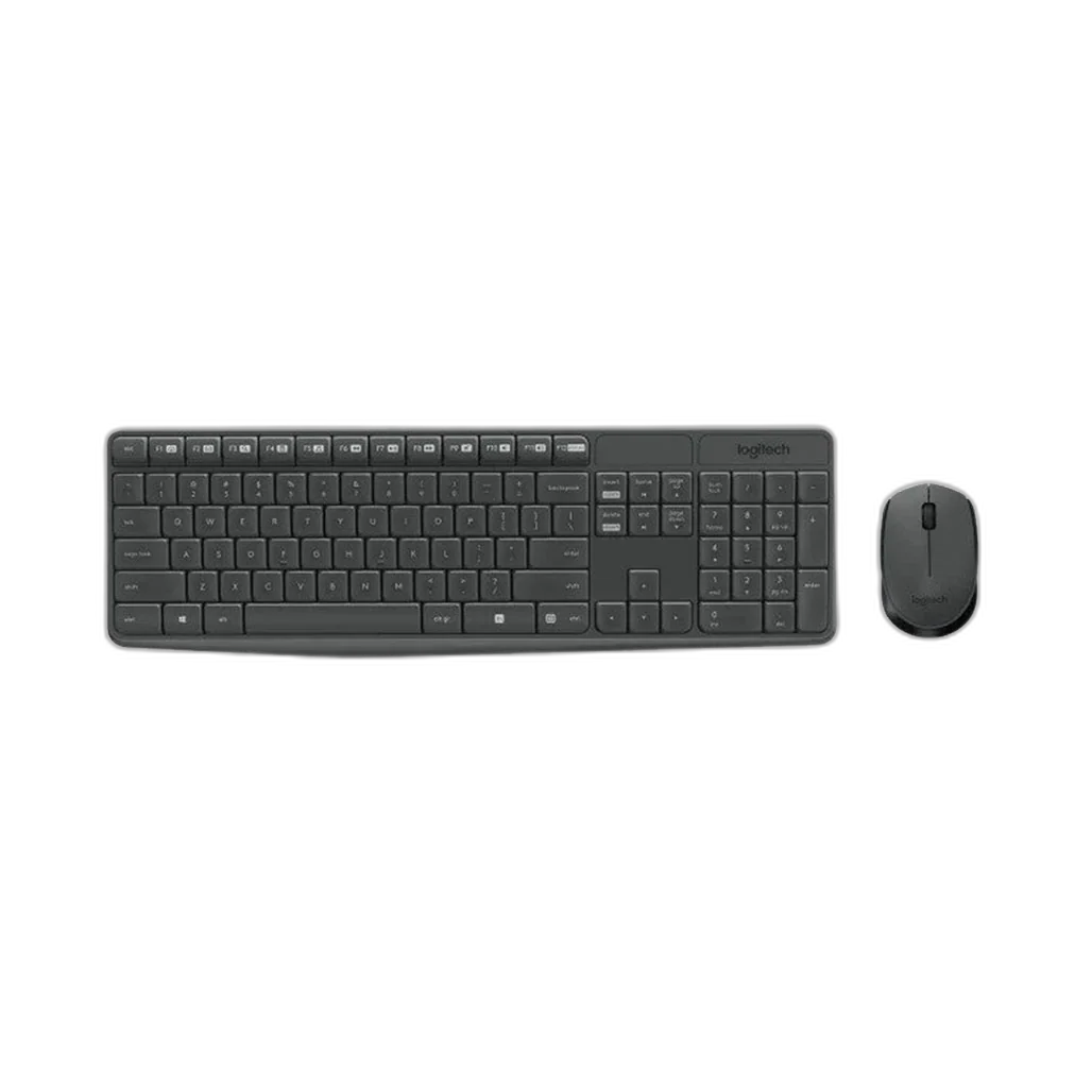 Logitech MK235 Wireless Keyboard And Mouse Combo Durable And Efficient Design