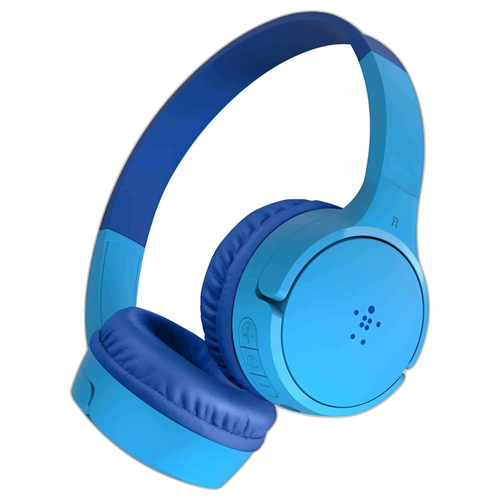 Belkin Wireless On-Ear Headphones for Kids - Blue