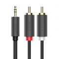 UGREEN Premium 3.5mm Male to 2RCA Male Audio Cable – High-Fidelity Sound Connection - AV102 10511 10513 10514