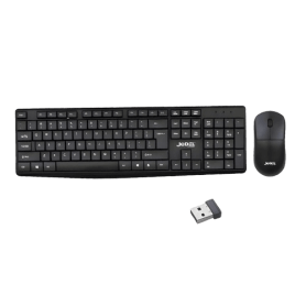 Jedel Keyboard Mouse Combo WS790 EN/AR Wireless Black