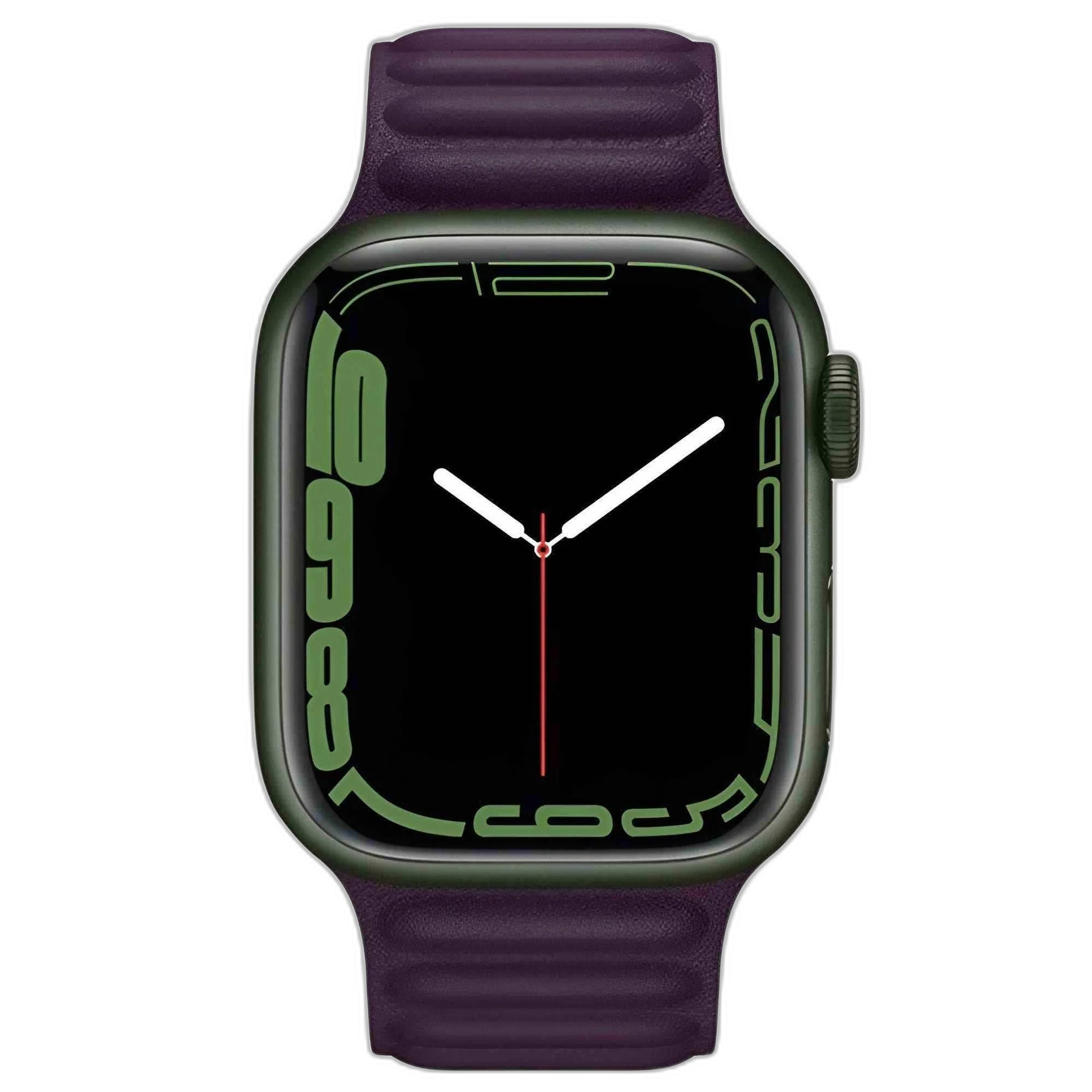 Apple Watch Leather Link Band 41mm – Dark Cherry (M/L)