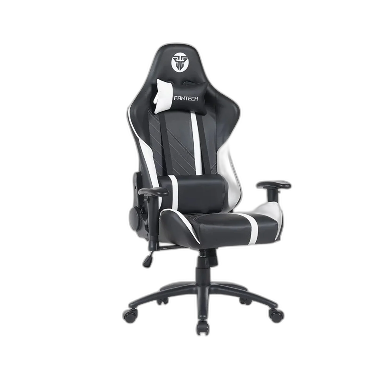 Fantech GC194 Ergonomic Gaming Chair with 2D Armrests, Extreme Stability Metal Base Blue