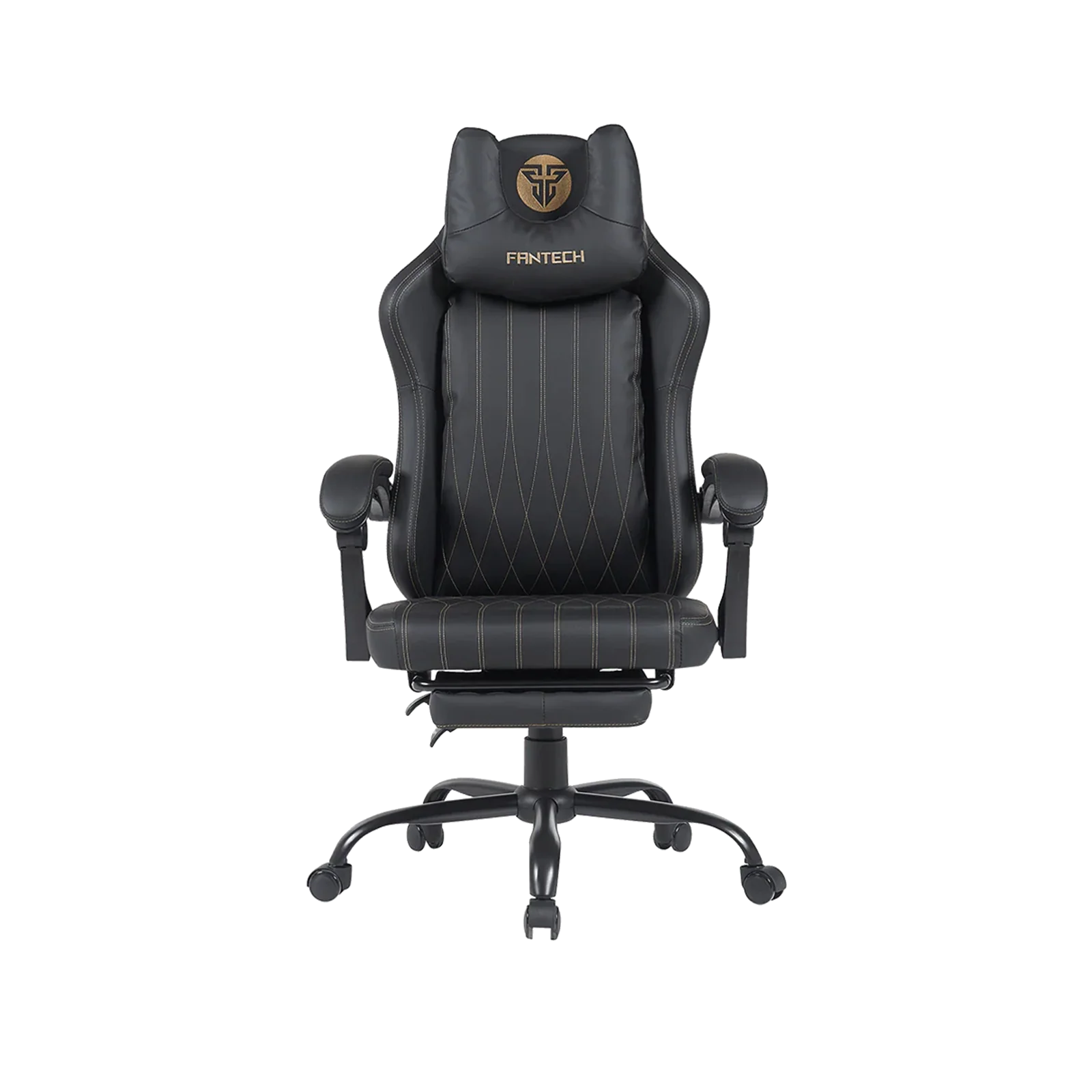 FANTECH GC193 Gaming Chair with Adjustable Leg Rest Black