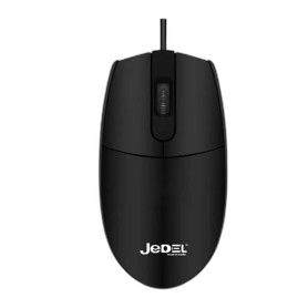 Jedel Mouse W230+ Wired 1000 DPI 3 Buttons Black