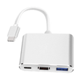 Board-x Adapter Converter Type-C to HDTV 3 in 1 HDTV+USB 3.0+ Type-c (PD)