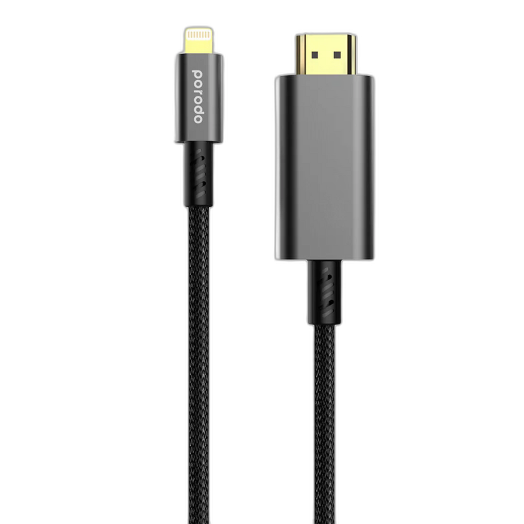 Porodo 4K HDMI to Type Lighting Cable 1.8M